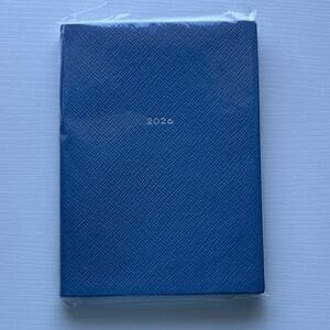 Smythson SoHo Nile Blue 2026 Planner